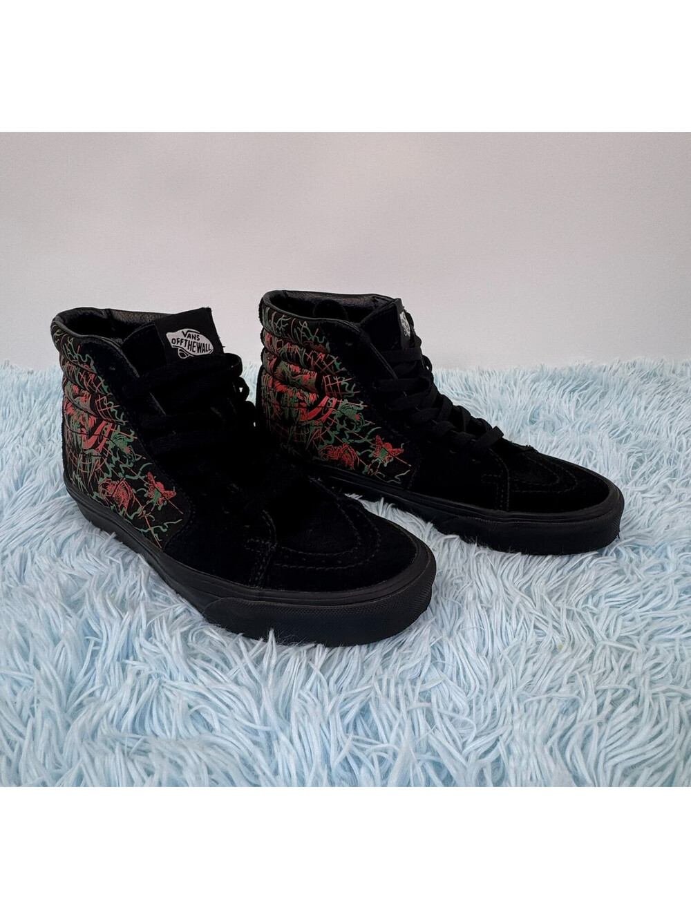 New Vans high tops sk8 hi dark omens glow in the dark 6.0 men's 7.5 women's